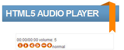 Закладка HTML5 Audio Player